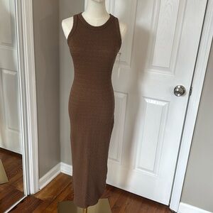 See You Monday Brown bodycon dress